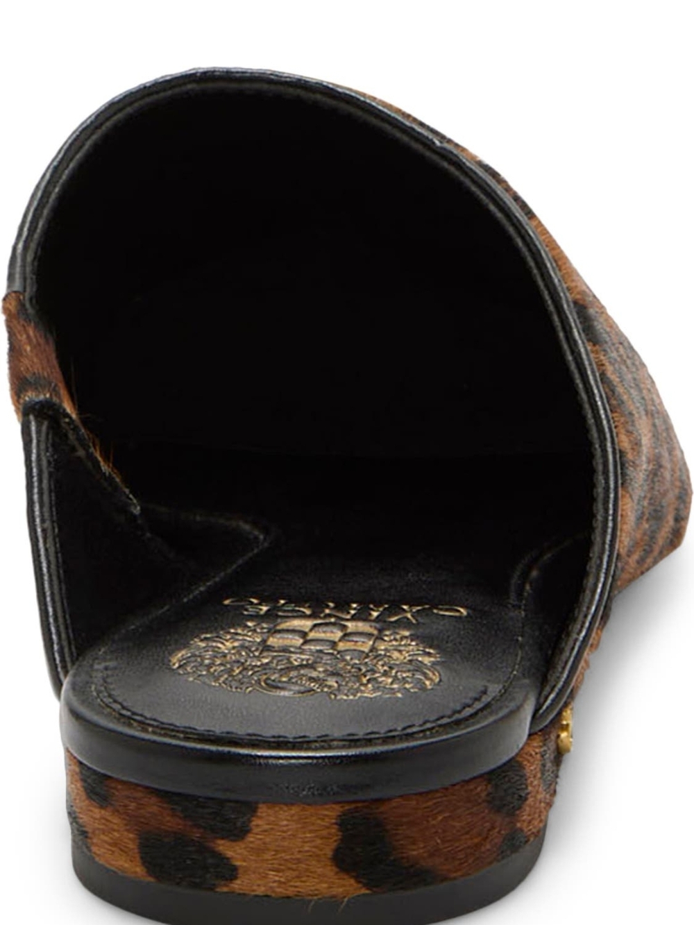 Sizes 5 To 9.5 Vince Camuto Genuine Calf Hair Leopard Print Pointed Toe Mule - Picture 8 of 11